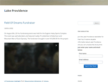 Tablet Screenshot of lakeprovidence.com